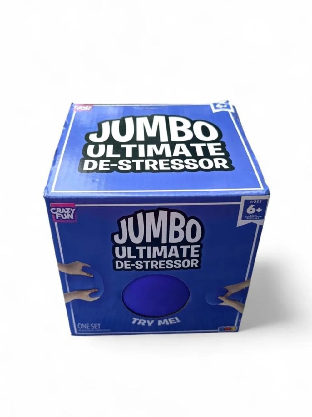 Crazy Fun RMS Jumbo Ultimate De-Stressor Squishy Ball NIP – 5.5”